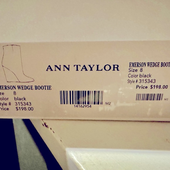 Ann Taylor Emerson Wedge Bootie - Picture 7 of 8
